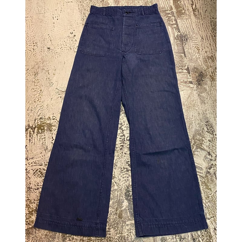 ②1950s U.S.Navy Denim Dungaree Utility Trouser ②1950s U.S.Navy Denim Dungaree Utility Trouser