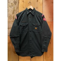 1950s L/S Vintage BSA Shirt   Size:About S~M