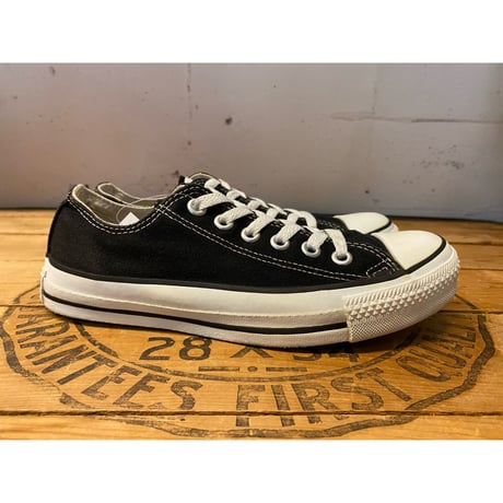 1990s CONVERSE ALL STAR Low-Cut Sneaker "Black" Made In USA Size:5