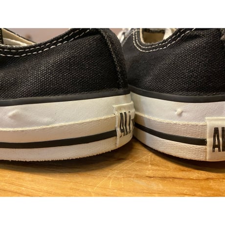 1990s CONVERSE ALL STAR Low-Cut Sneaker "Black" Made In USA Size:5