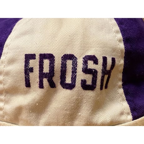 1950s~1960s Champion Runners Tag Vintage 2-tone Cotton Hat   Size:L