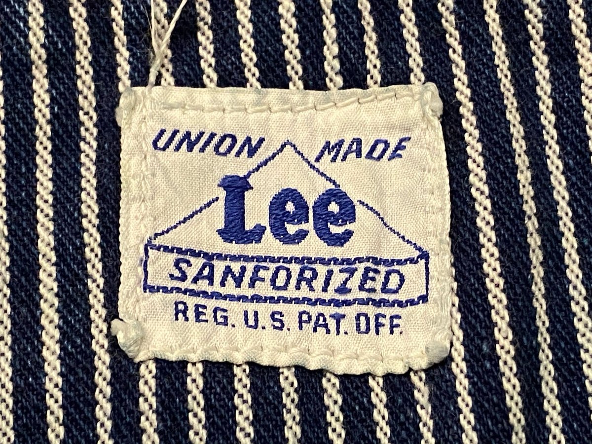 Lee ヒッコリー オーバーオール ビンテージ 希少品USED ハウスマーク fit=scale-down,w=1200