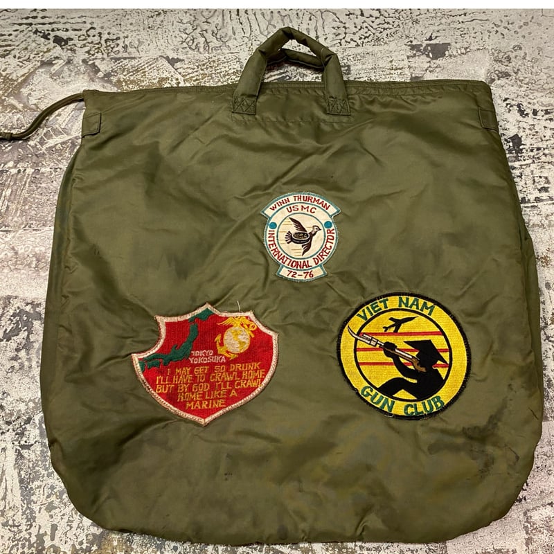 1970s ビンテージ　ヘルメットバッグ 1970 U.S.M.C Helmet Bag | magnets osaka
