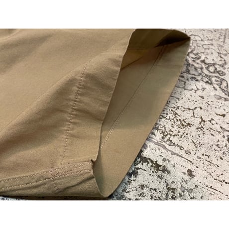 50's "Simpson's" S/S Vintage Poplin Cotton Work Shirt W/Roping Stitch   Size:15 1/2
