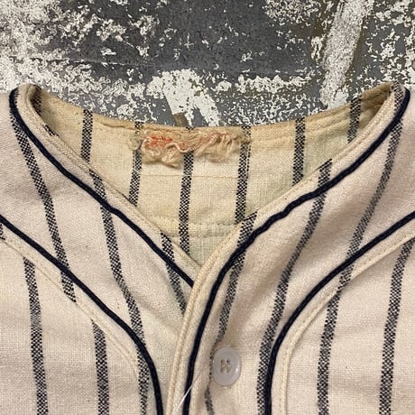 1950s "CROFTON&CROFTON" Vintage Stripe Baseball Uniform SetUp