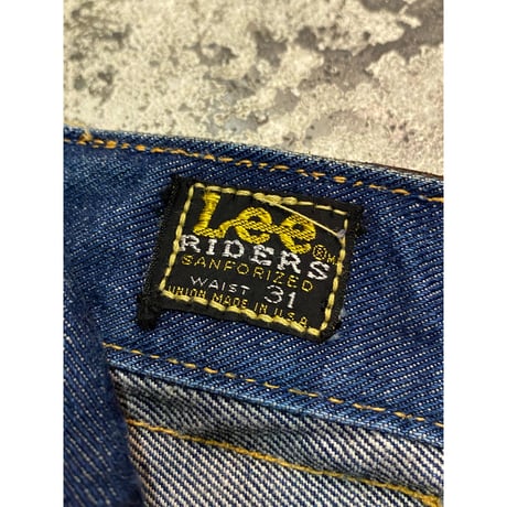 1960s "Lee101Z Side Black Label" Vintage Denim Pants   Size:31x32