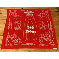 1950s~1960s "Lee Casey Tibbs" Vintage Printed Bandana   Size:56.5x51