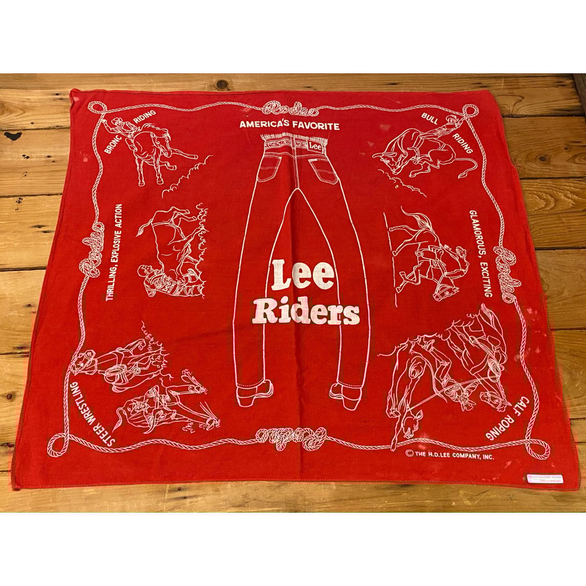 Lee BANDANA リー　バンダナ　50s 1950s ビンテージ Lee BANDANA リー バンダナ 50s 1950s ビンテージ VINTAGE