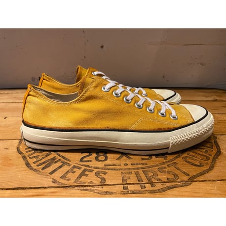 1980s CONVERSE ALL STAR Low-Cut Sneaker "Mustard" Made In USA   Size:8 1/2
