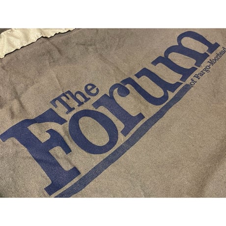 ①"The Forum" Cotton Newspaper Bag