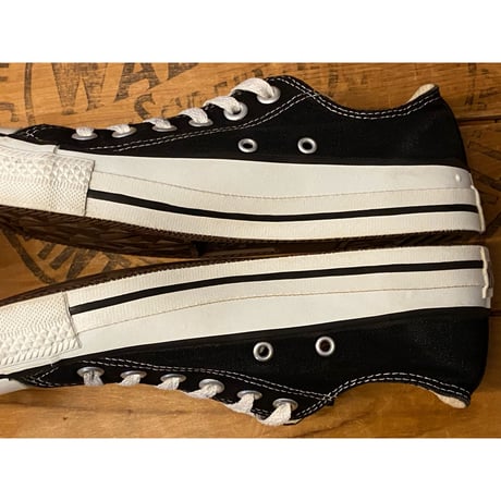 1990s CONVERSE ALL STAR Low-Cut Sneaker "Black" Made In USA Size:5