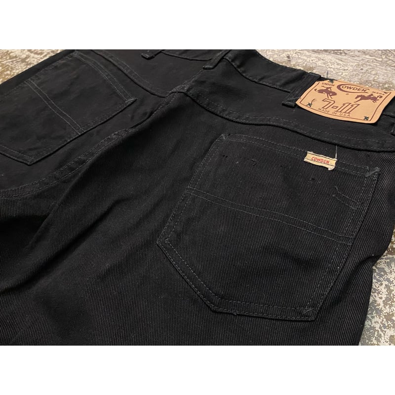 衣装物　60s COWDEN コットンパンツ　ヴィンテージ ビンテージ60's○COWDEN 7-11 コットンツイルテーパードパンツ白 W84cm