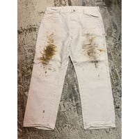 "BIG BEN" White Cotton Painter Pants   Size:38x30
