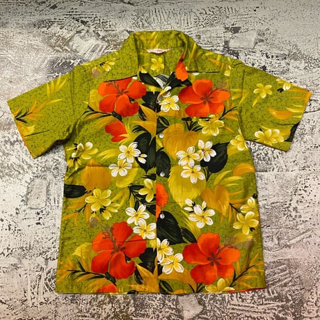 Sears S/S Hawaiian Shirt   Size:About M