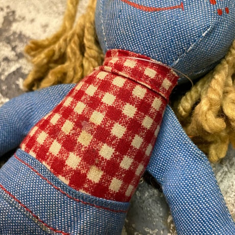 1970s Levi's Vintage Denim Rug Doll