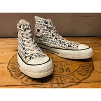 1980s~1990s "CONVERSE GRADUATE CLASS OF 1991" Hi-Cut Sneaker Made In USA   Size:8 1/2