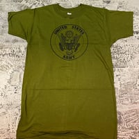 ②NOS 1970s U.S.Army S/S Vintage Print T-Shirt   Size:XL