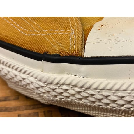 1980s CONVERSE ALL STAR Low-Cut Sneaker "Mustard" Made In USA   Size:8 1/2
