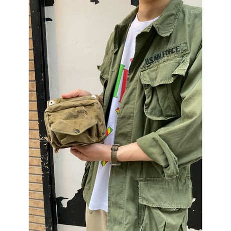 ③1940s U.S.Army Medical Department Canvas Pouch