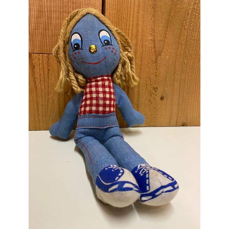 1970s Levi's Vintage Denim Rug Doll | magnets o