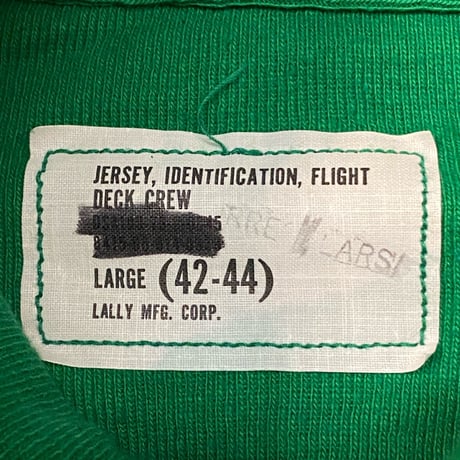 U.S.Navy L/S Flight Deck Crewman's Shirt "Green" Size:L