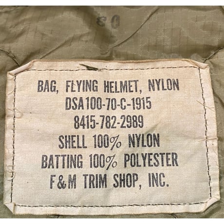 1970 U.S.M.C Helmet Bag