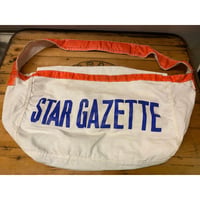④"STAR GAZETTE" Cotton Newspaper Bag
