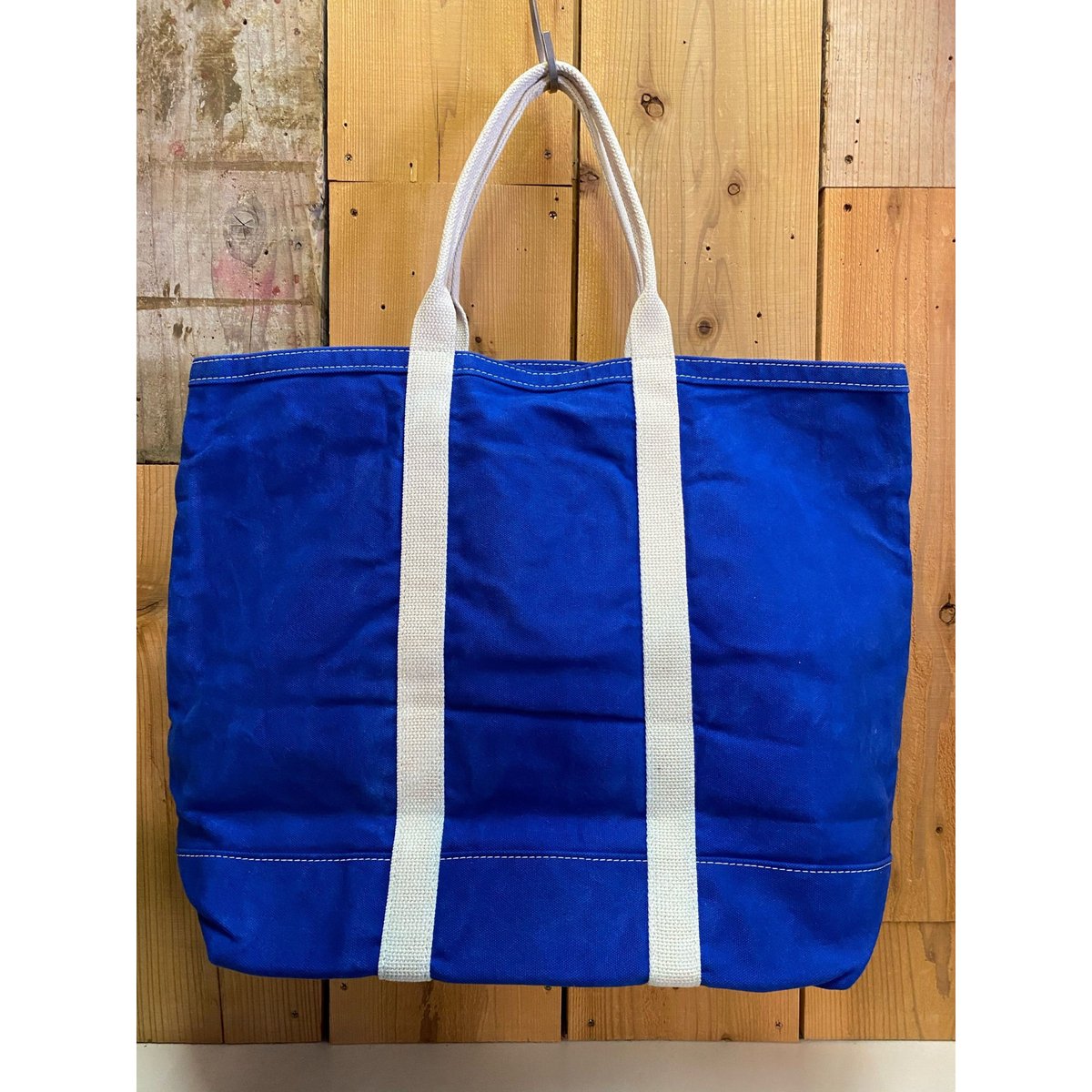 90s ビンテージ PORT CANVAS ポートキャンバス トートバッグ 紫紺 VINTAGE - 90s ビンテージ PORT CANVAS ポートキャンバス トート