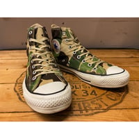 1980s CONVERSE ALL STAR Hi-Cut Sneaker "83 Camo" Made In USA   Size:7