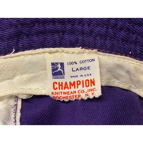 1950s~1960s Champion Runners Tag Vintage 2-tone Cotton Hat   Size:L