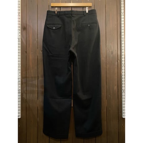 Ralph Lauren Black Wool Trousers Made in U.S.A. Size:34x30