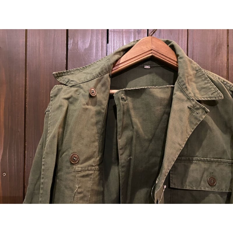 1940's U.S.Army M-43 H.B.T. Combat Shirt Size:4