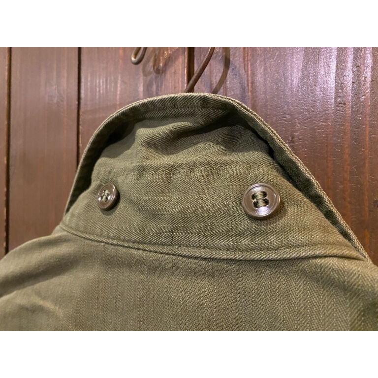 1940's U.S.Army M-43 H.B.T. Combat Shirt Size:4