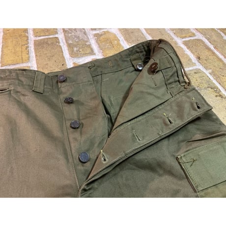 1950’ｓ US.Army Rebuild M-51 Modified Field Pants  ''Basic Straight'' DeadStock Size:34x33