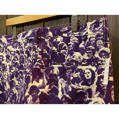 1970's Rebuild ''WoodStock'' AllOver Print Pants Size:34x28