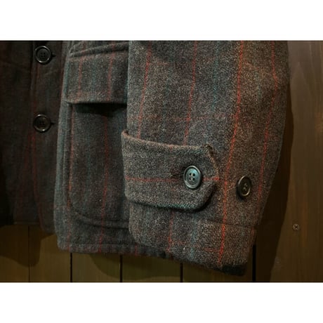 1930's J.O.Ballard & Co. Wool Hunting Jacket Size:aprox.-42~44