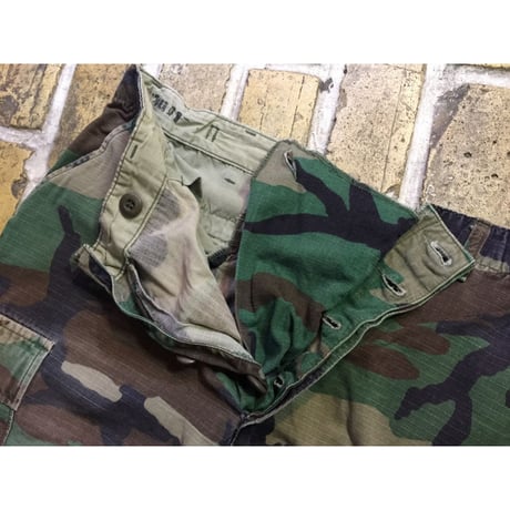 US.Army Rebuild WoodLand Camo Slim Shorts Size:34x00