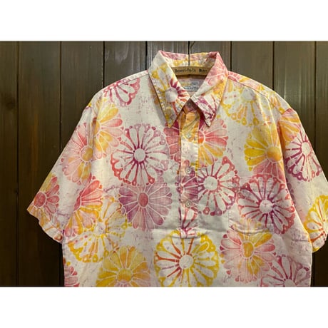 1970's Surf Line Hawaiian Pullover Size:approx.-L