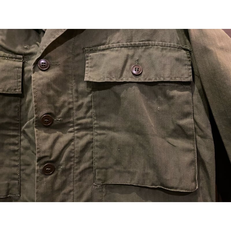 1940's U.S.Army M-43 H.B.T. Combat Shirt Size:4