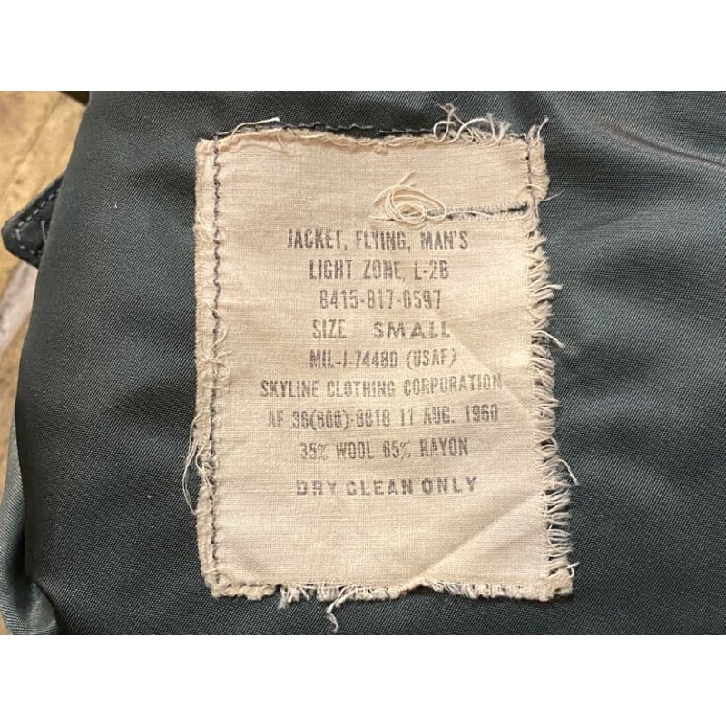 1950's U.S.Air Force L-2B 7448D Flight Jacket S