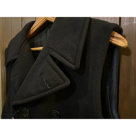 1950' U.S.Navy 8Butotn P-Coat CutSleeve Size:38