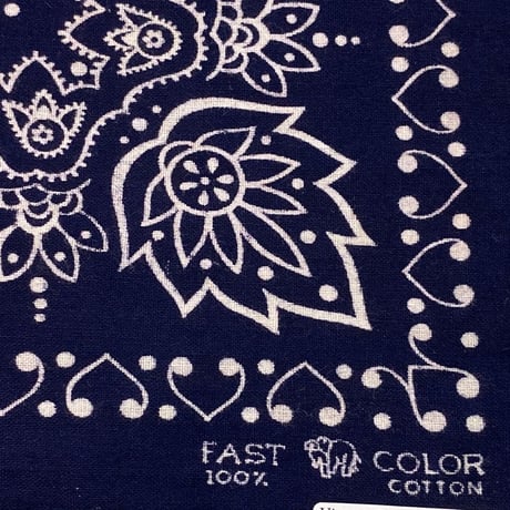 1940's Elephant Brand Bandana Size:50x55 (cm)