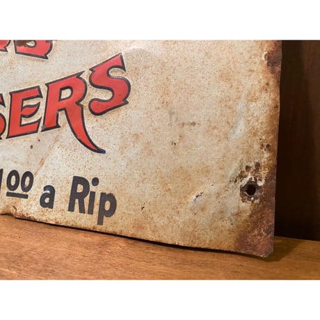 1920's Dutchess Trousers Co. Tin Sign
