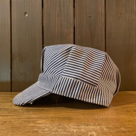 Vintage Hickory RailRoad Cap Size:7-1/2