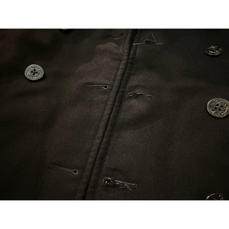 1950' U.S.Navy 8Butotn P-Coat CutSleeve Size:38