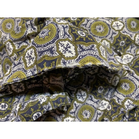1960's Fairgate Batik Print Loop Shirt Size:M