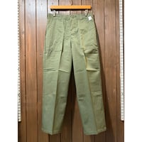 1981' U.S.Army "Dead Stock" OG-507 Poly/CTN Baker Pants Size:30x25
