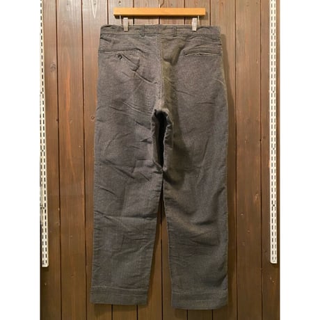 1920~30's Vintage Moleskin Work Trousers  Size:37x31