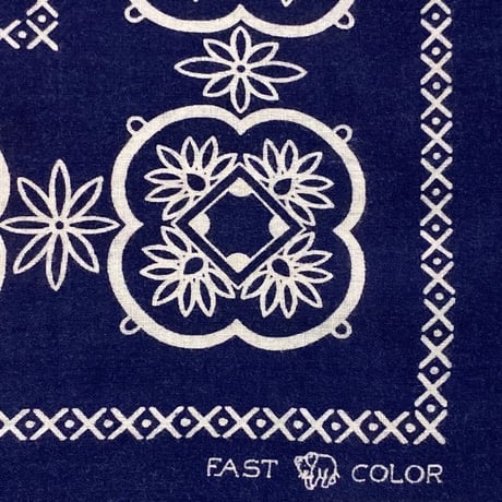 1940's Elephant Brand Bandana Size:50x53 (cm)