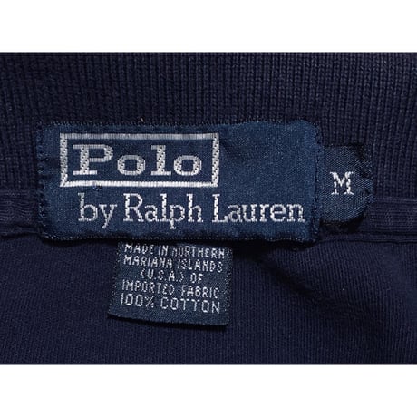 RalphLauren Solid Polo Shirt Made in Northern Mariana Island(Guam)